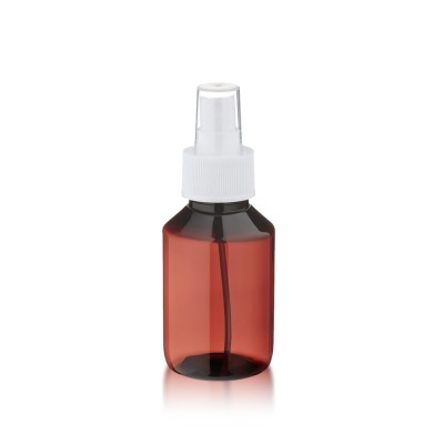 100ml PET Medizinflasche mit weißem Zerstäuber