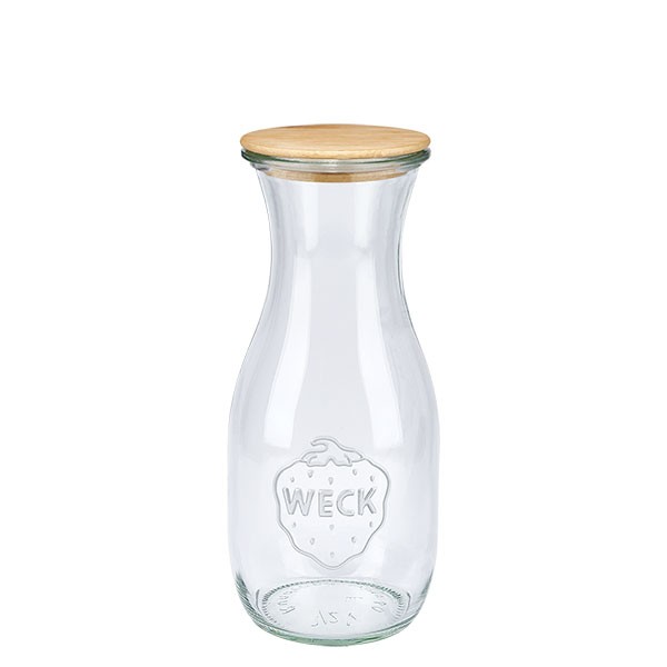 WECK-Saftflasche 530ml + Holzdeckel