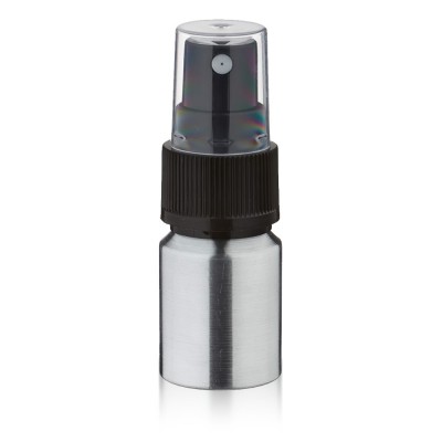 10ml Aluminium Flasche geschliffen mit Zerstäuber