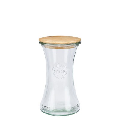 WECK-Delikatessenglas 200ml + Holzdeckel