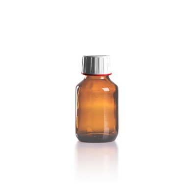 50ml Euro-Medizinflasche mit weißem Verschluss
