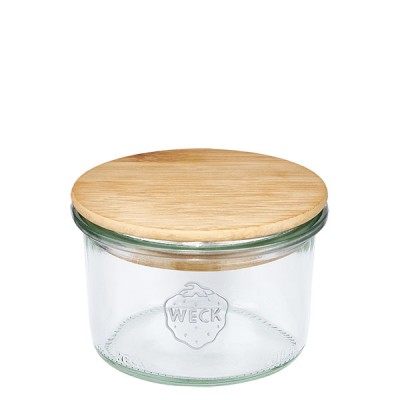 WECK-Sturzglas 200ml + Holzdeckel