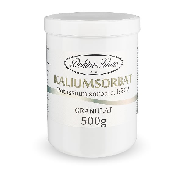 500g Kaliumsorbat in weißer Dose