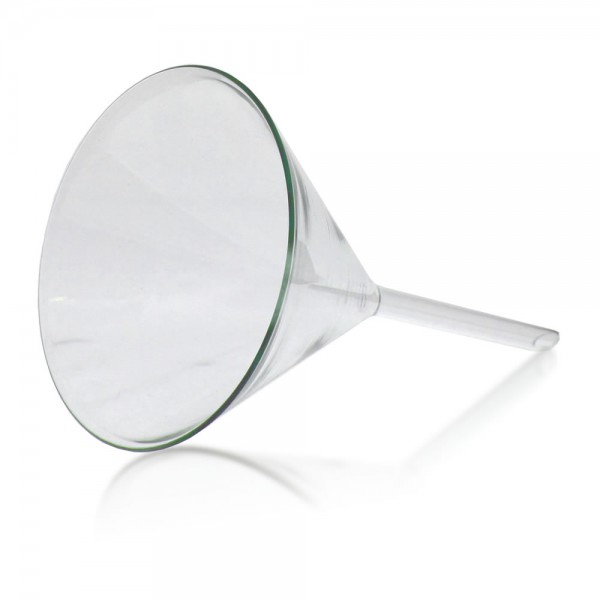 100mm Glastrichter - Kalk-Soda Glas