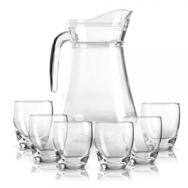 Set Glaskanne 1,6 Liter & 6 Gläser Dr. Klaus