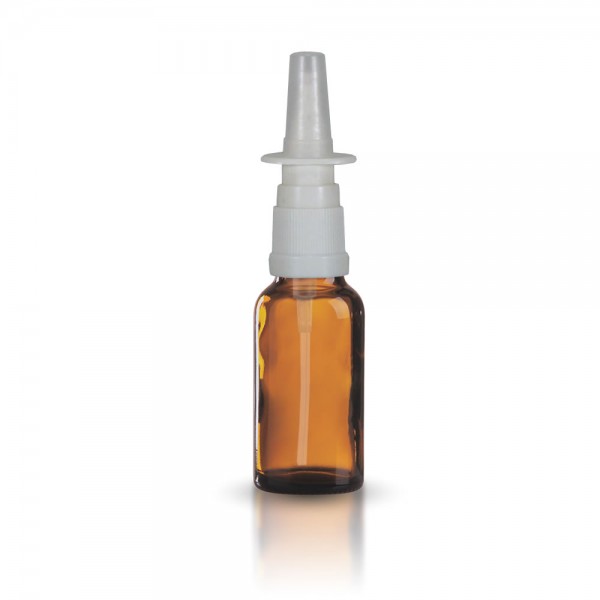 Braune 20ml Tropfflasche + Pumpverschluss