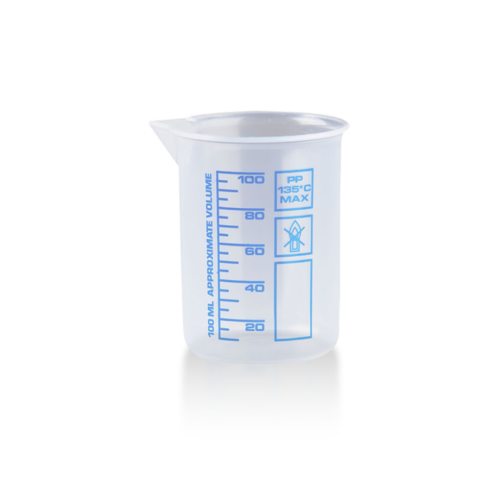Messbecher / Griffinbecher 100 ml Kunststoff