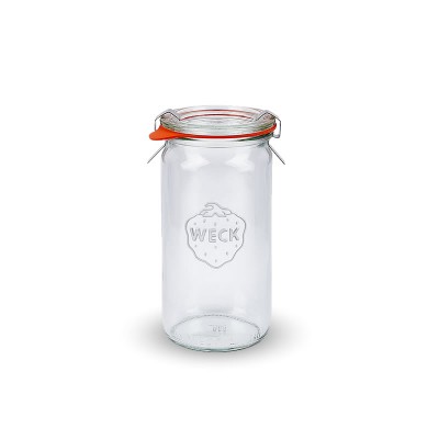 Weckglas - Zylinderglas 340ml komplett
