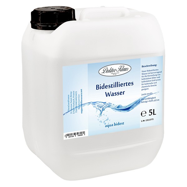 5L Bidestilliertes Wasser