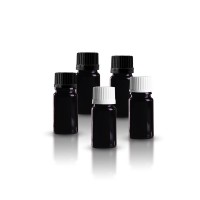 Produktbild von Oputec 5x 30ml Tropfflaschen Aus Glas – Braun, Mit Tröpfler & Etiketten, Kindersicher, Spülmaschinengeeignet, Für Aromen, Öle & Tinkturen – Made In Germany