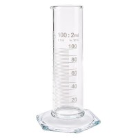 Messzylinder 100ml weiss graduiert NF Messzylinder 100ml weiss graduiert NF