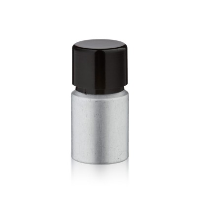 10ml Aluminium Flasche matt mit Schraubkappe