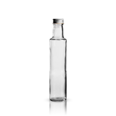 Runde Glasflasche mit Verschluss 250ml