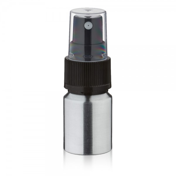 10ml Aluminium Flasche geschliffen mit Zerstäuber