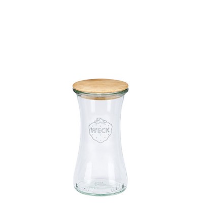 WECK-Delikatessenglas 100ml + Holzdeckel