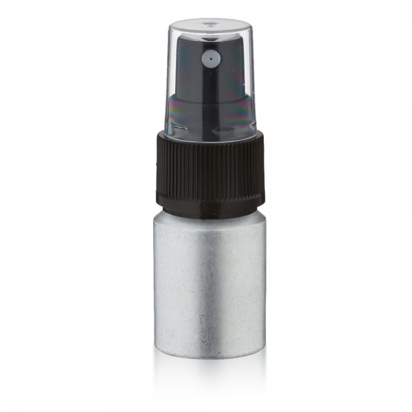 10ml Aluminium Flasche matt mit Pumpzerstäubern