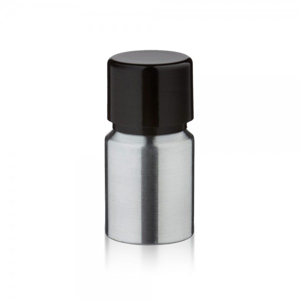 10ml Aluminium Flasche geschliffen mit Schraubkappe