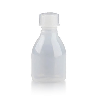 30ml PE Laborflasche Enghals + Schraubverschluss