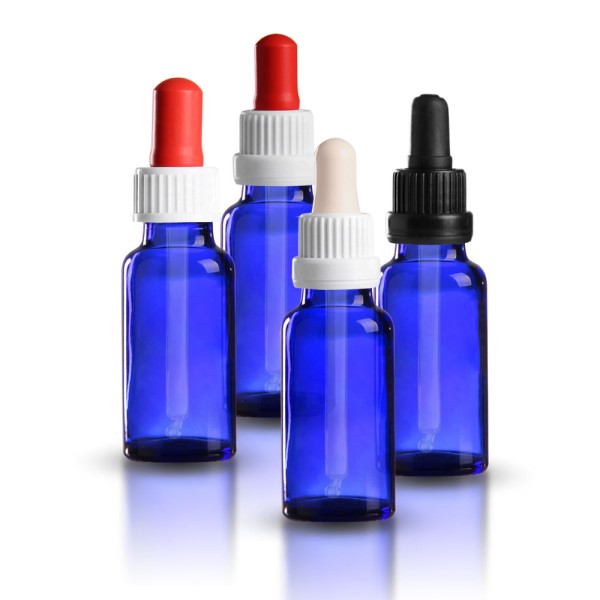 Blauglas Pipettenflasche 20ml