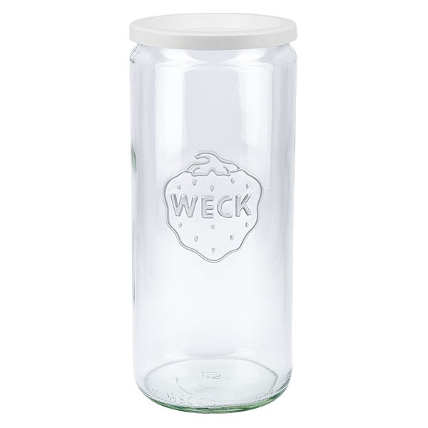 WECK 1040ml Zylinderglas mit Frischhalte Deckel
