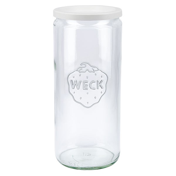 WECK 1040ml Zylinderglas mit Frischhalte Deckel