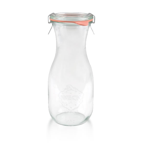 Weck Saftflasche - Einmachglas 530ml komplett