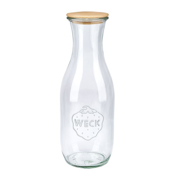 WECK-Saftflasche 1062ml + Holzdeckel