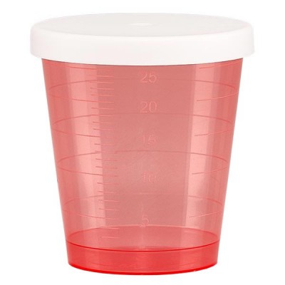 Roter Medikamentenbecher 30ml
