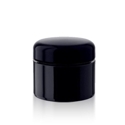 Violettglas Kosmetikdose 30ml