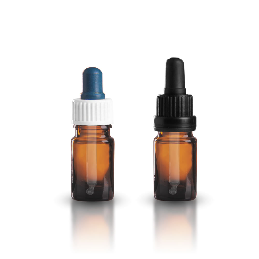 Braune Pipettenflasche 5ml