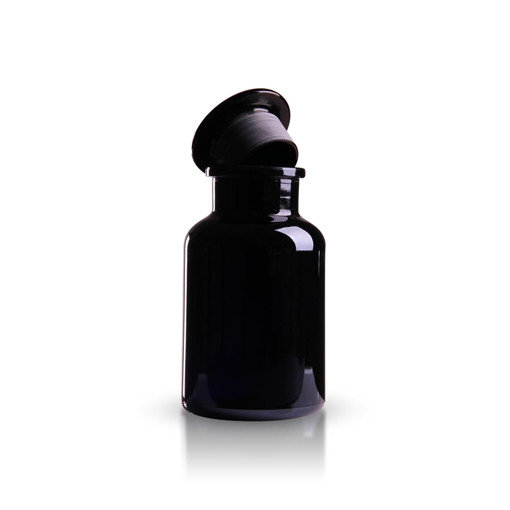 Violettglas Apothekerflasche 1000 ml mit Verschluss