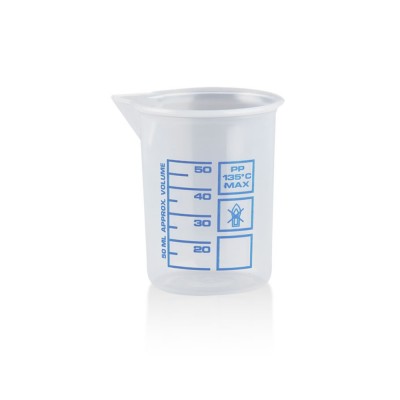 Messbecher / Griffinbecher Kunststoff 50ml