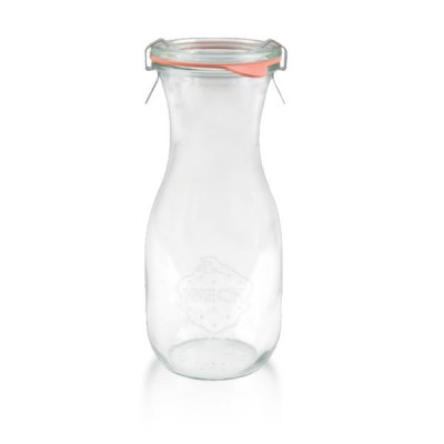 Weck Saftflasche - Einmachglas 530ml komplett
