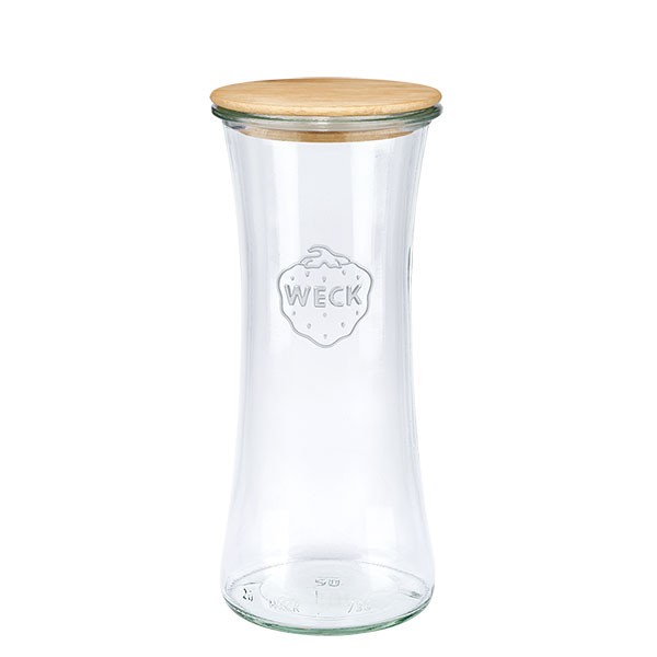 WECK-Delikatessenglas 700ml + Holzdeckel