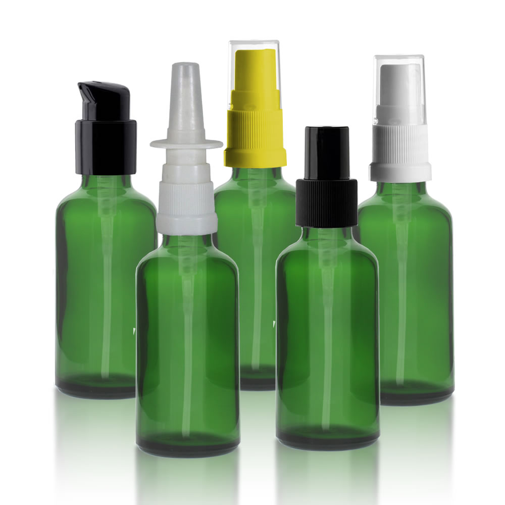 Inheming 12 Glas Pipettenflaschen 30 Ml – Grün, Mit Glaspipette & Skala, Für Öle, Parfum, Extrakte