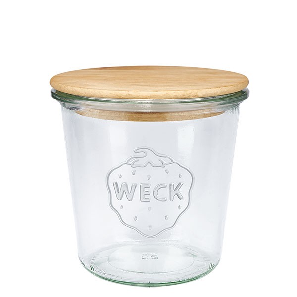 WECK-Sturzglas 580ml + Holzdeckel