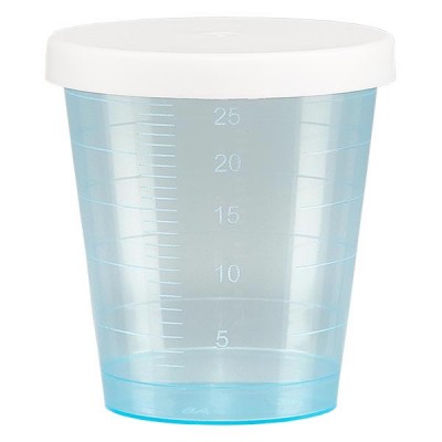 Blauer Medikamentenbecher 30ml
