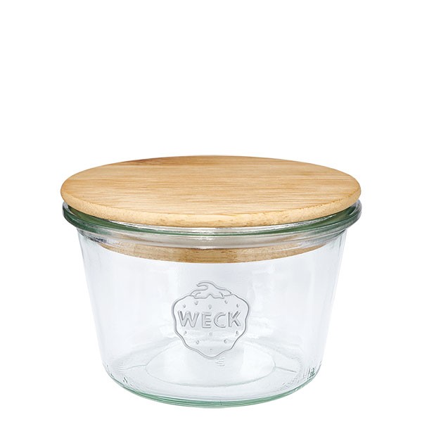 WECK-Sturzglas 370ml + Holzdeckel