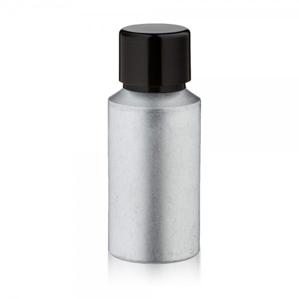 30ml Aluminium Flasche matt mit Schraubkappe