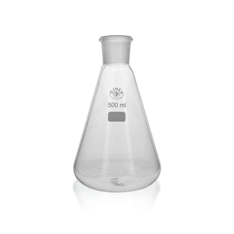 5x Erlenmeyerkolben Weithals 500 Ml – Borosilikatglas 3.3, Hitzebeständig, Graduiert, Laborqualität
