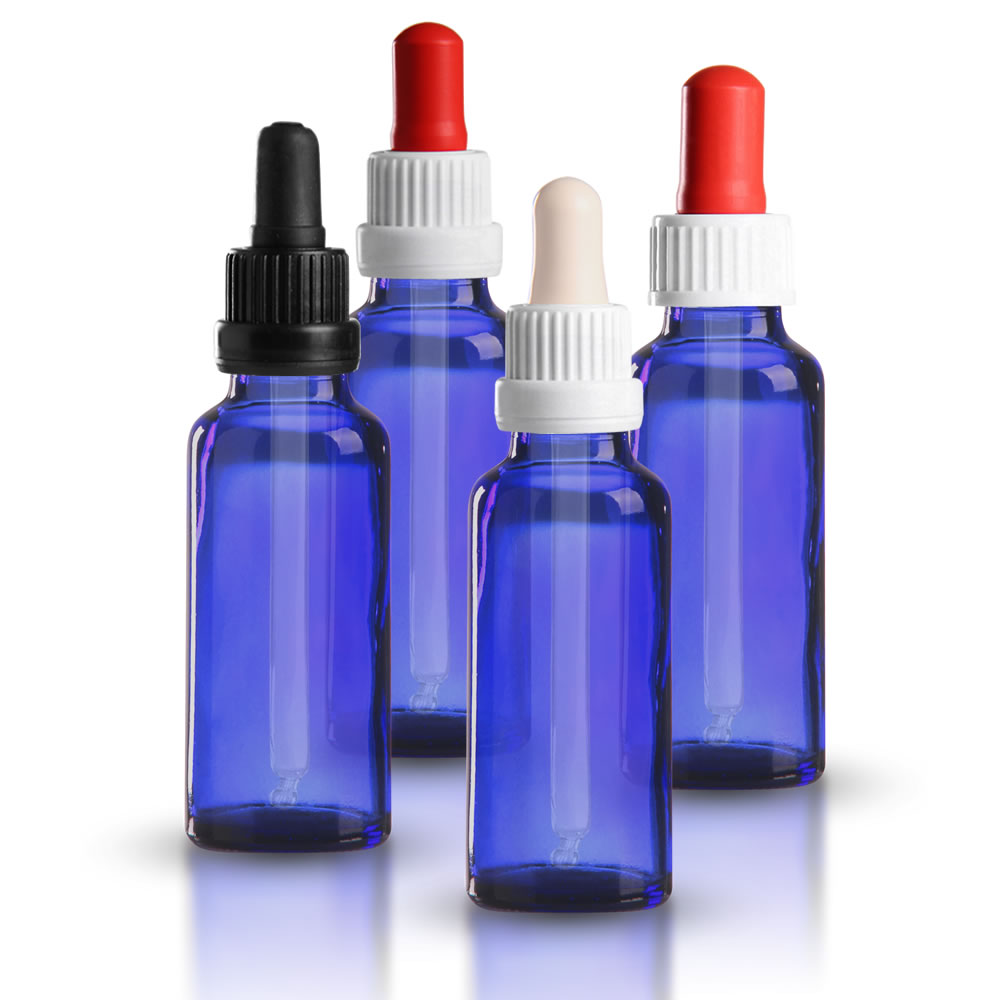 Blaue Pipettenflasche 30ml