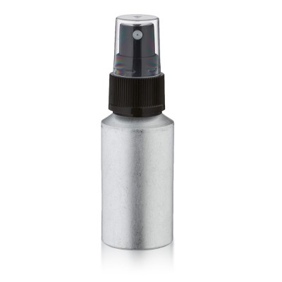 30ml Aluminium Flasche matt mit Pumpzerstäubern