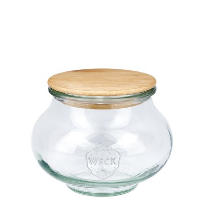 WECK-Schmuckglas 560ml + Holzdeckel