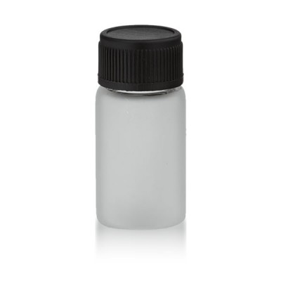 Mini Flasche 3ml gefrostet + M13 Schraubverschluss