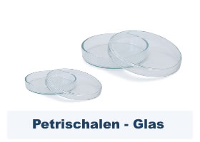 Petrischalen Glas