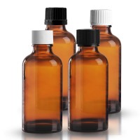 Braune Apothekerflasche 50ml + Spezialverschluss Braune Apothekerflasche 50ml + Spezialverschluss