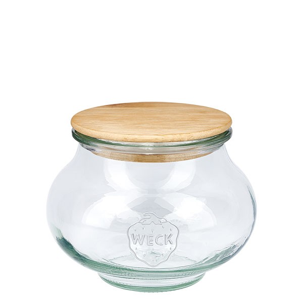 WECK-Schmuckglas 560ml + Holzdeckel