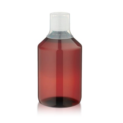 500ml PET Medizinflasche + Dosierbecher