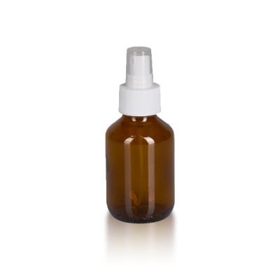 100ml Euro-Medizinflasche mit Zerstäuber weiß
