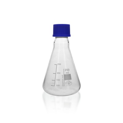 Erlenmeyerkolben 250ml mit Schraubverschluss